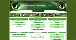 Desktop Screenshot of hauskaninchen.com